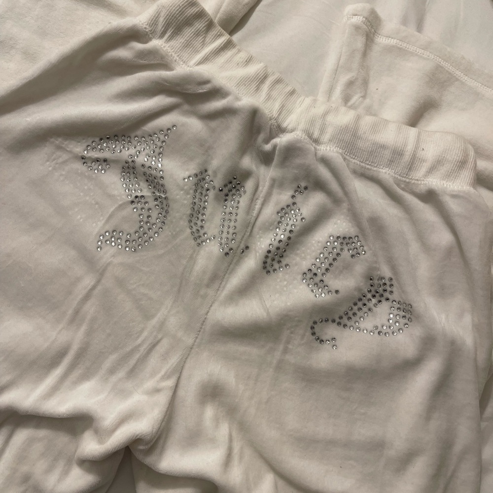 white Jeweled Juicy Couture set